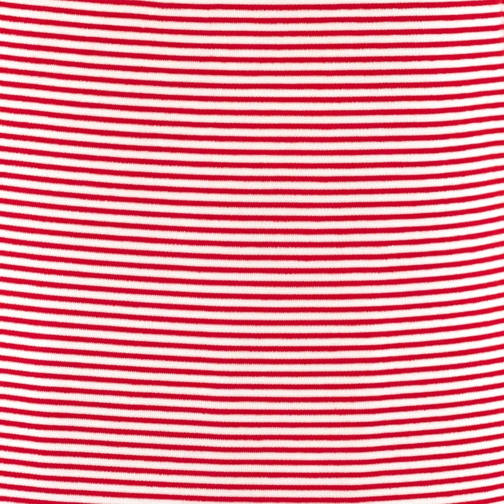 Zara Trafaluc 2010's Classic Midi Dress Bodycon Red White Striped Nautical L - Picture 6 of 11